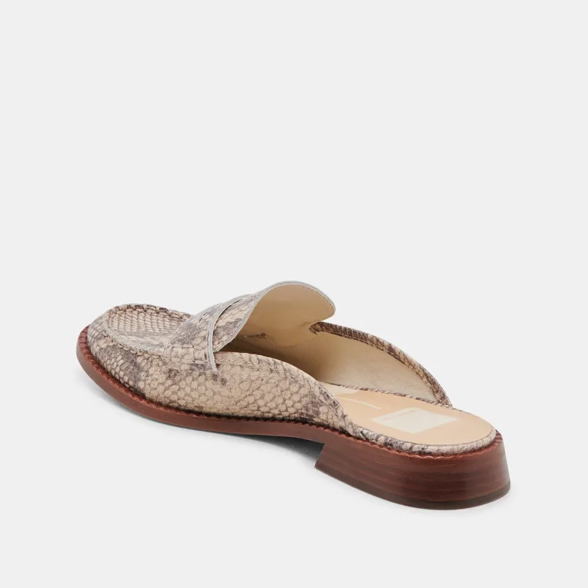 HAVAN LOAFERS SAND SNAKE EMBOSSED^Dolce Vita Online