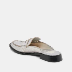 HAVAN LOAFERS SILVER DISTRESSED LEATHER^Dolce Vita Discount