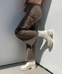 HAWK H20 WIDE BOOTIES IVORY LEATHER^Dolce Vita Best