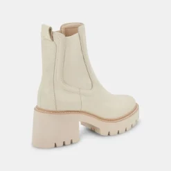 HAWK H20 WIDE BOOTIES IVORY LEATHER^Dolce Vita Best