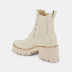 HAWK H20 WIDE BOOTIES IVORY LEATHER^Dolce Vita Best