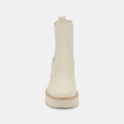 HAWK H20 WIDE BOOTIES IVORY LEATHER^Dolce Vita Best