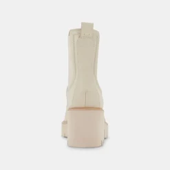 HAWK H20 WIDE BOOTIES IVORY LEATHER^Dolce Vita Best
