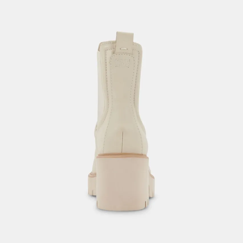 HAWK H20 WIDE BOOTIES IVORY LEATHER^Dolce Vita Best