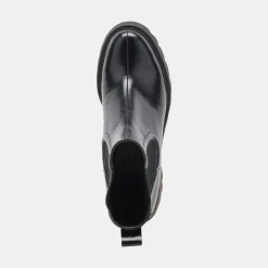 HAWK H20 WIDE BOOTIES MIDNIGHT CRINKLE PATENT^Dolce Vita New