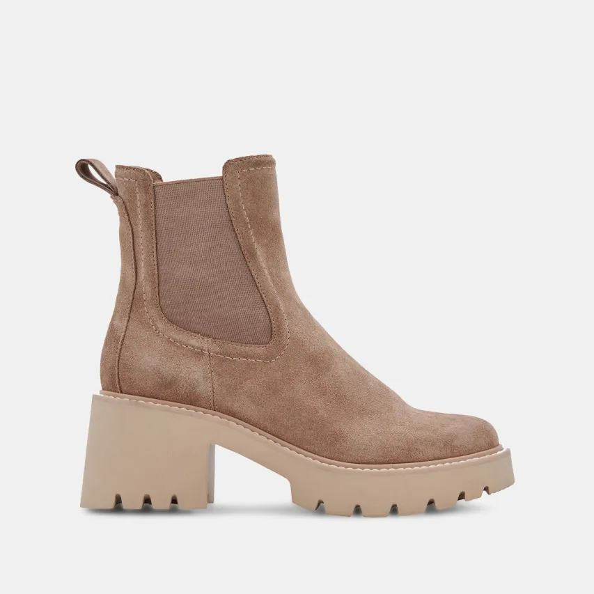HAWK H20 WIDE BOOTIES MUSHROOM SUEDE^Dolce Vita Best