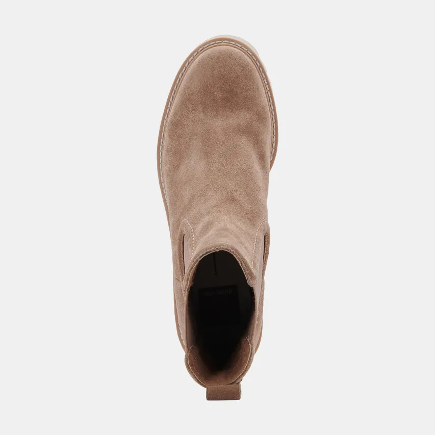 HAWK H20 WIDE BOOTIES MUSHROOM SUEDE^Dolce Vita Best