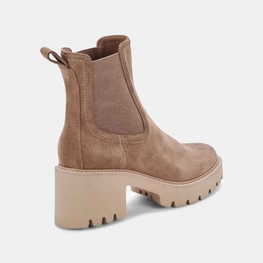 HAWK H20 WIDE BOOTIES MUSHROOM SUEDE^Dolce Vita Best
