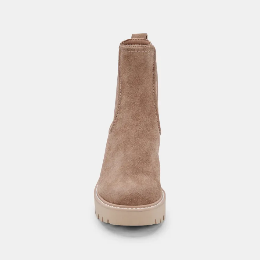 HAWK H20 WIDE BOOTIES MUSHROOM SUEDE^Dolce Vita Best