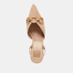 HAYLEE HEELS CAMEL SUEDE^Dolce Vita Hot