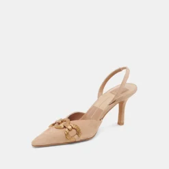 HAYLEE HEELS CAMEL SUEDE^Dolce Vita Hot