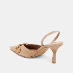 HAYLEE HEELS CAMEL SUEDE^Dolce Vita Hot