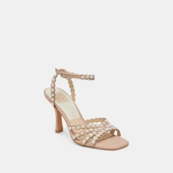 HELLEN PEARL HEELS LT BLUSH LEATHER^Dolce Vita New