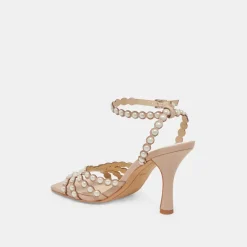 HELLEN PEARL HEELS LT BLUSH LEATHER^Dolce Vita New