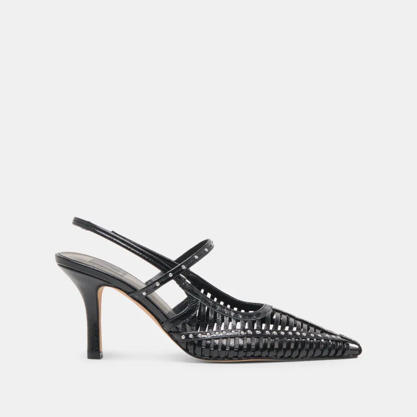 HENSAL HEELS MIDNIGHT CRINKLE PATENT^Dolce Vita Sale