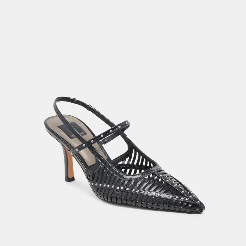 HENSAL HEELS MIDNIGHT CRINKLE PATENT^Dolce Vita Sale