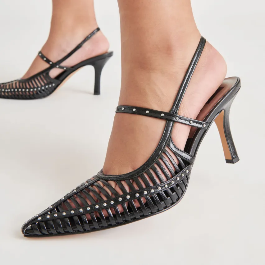 HENSAL HEELS MIDNIGHT CRINKLE PATENT^Dolce Vita Sale