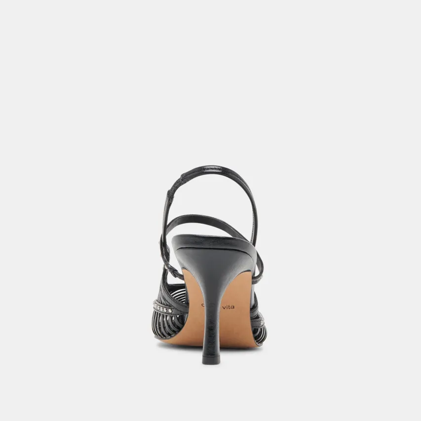 HENSAL HEELS MIDNIGHT CRINKLE PATENT^Dolce Vita Sale
