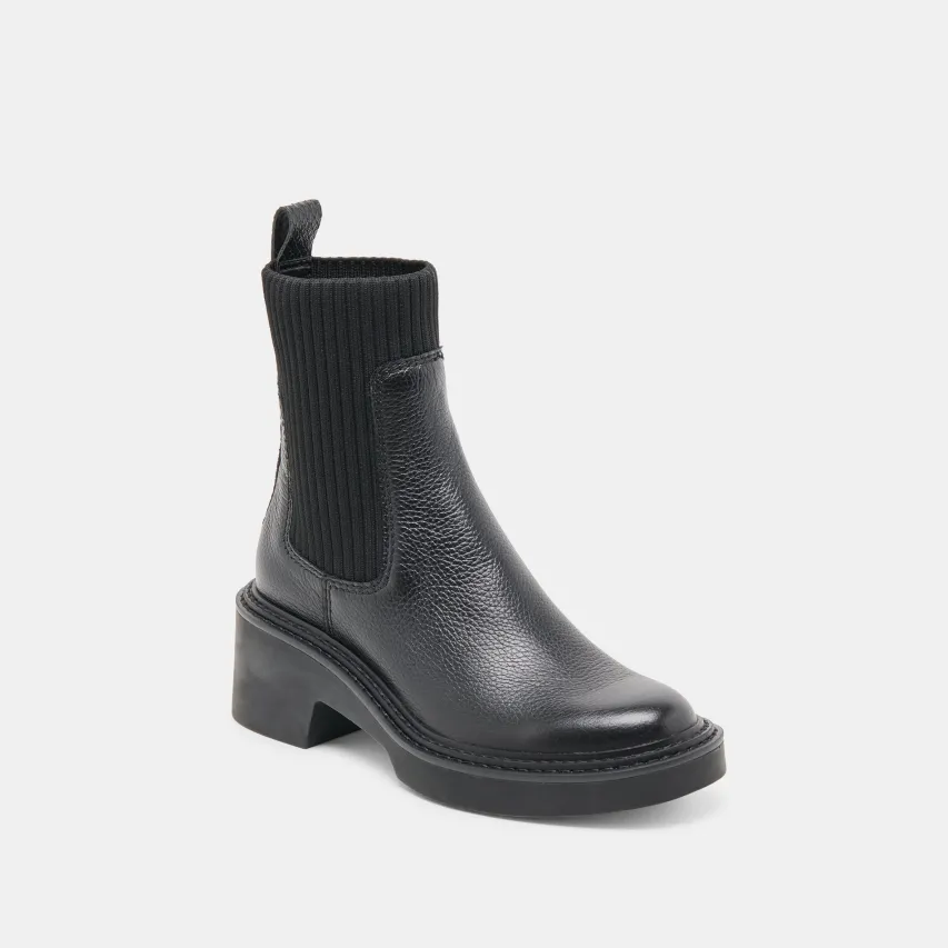 HILORA H2O BOOTS BLACK LEATHER^Dolce Vita New