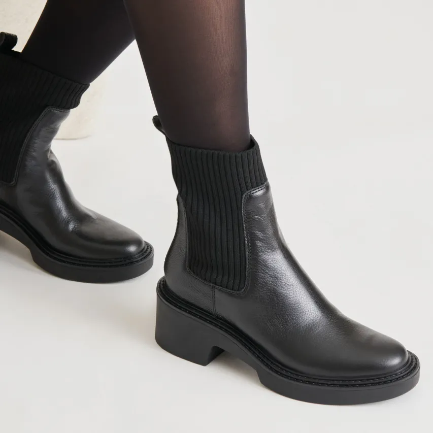 HILORA H2O BOOTS BLACK LEATHER^Dolce Vita New