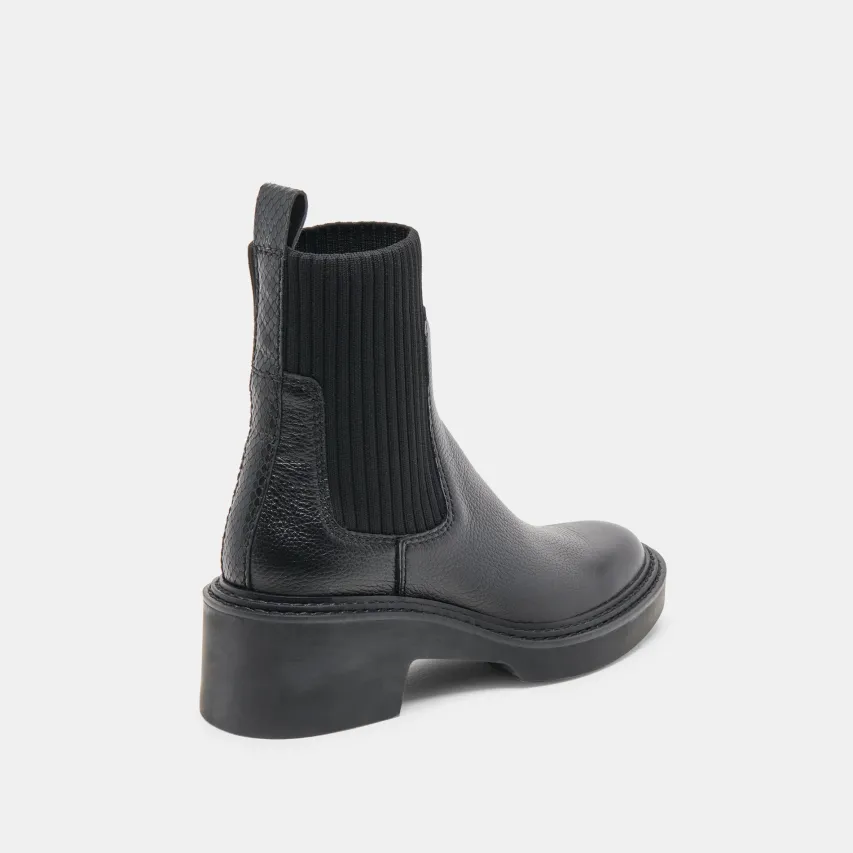 HILORA H2O BOOTS BLACK LEATHER^Dolce Vita New