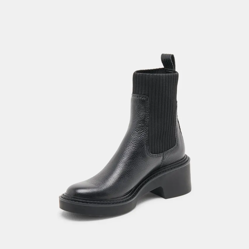 HILORA H2O BOOTS BLACK LEATHER^Dolce Vita New