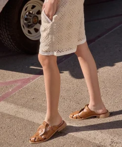 HIPPIE FLATS TAN CRINKLE PATENT^Dolce Vita Clearance