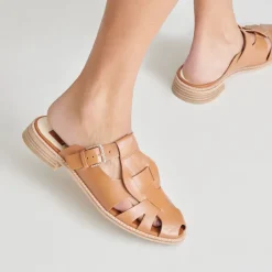 HIPPIE FLATS TAN CRINKLE PATENT^Dolce Vita Clearance