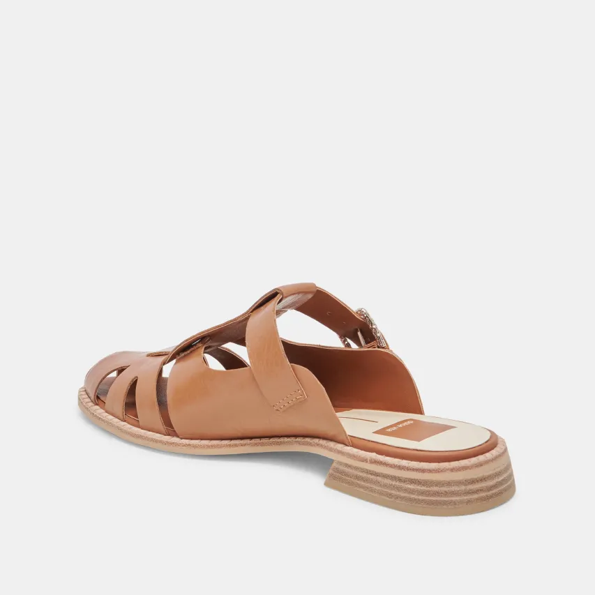 HIPPIE FLATS TAN CRINKLE PATENT^Dolce Vita Clearance