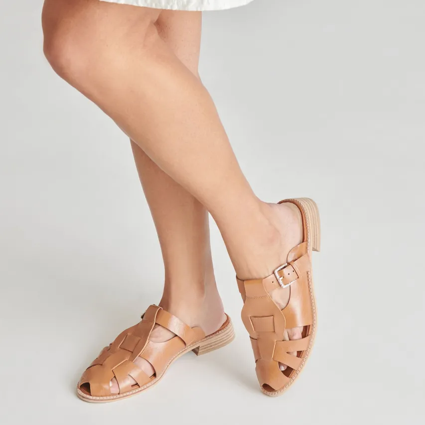 HIPPIE FLATS TAN CRINKLE PATENT^Dolce Vita Clearance