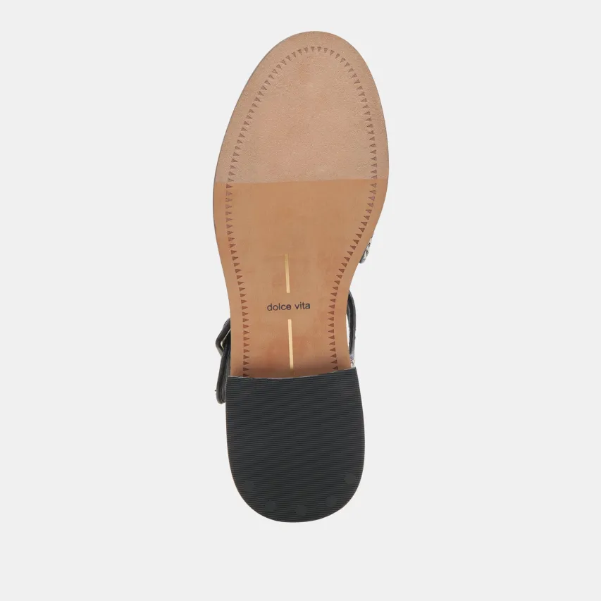 HOLIS SANDALS BLACK MULTI RAFFIA^Dolce Vita Clearance