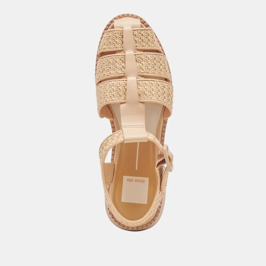 HOLIS SANDALS LT NATURAL RAFFIA^Dolce Vita Discount