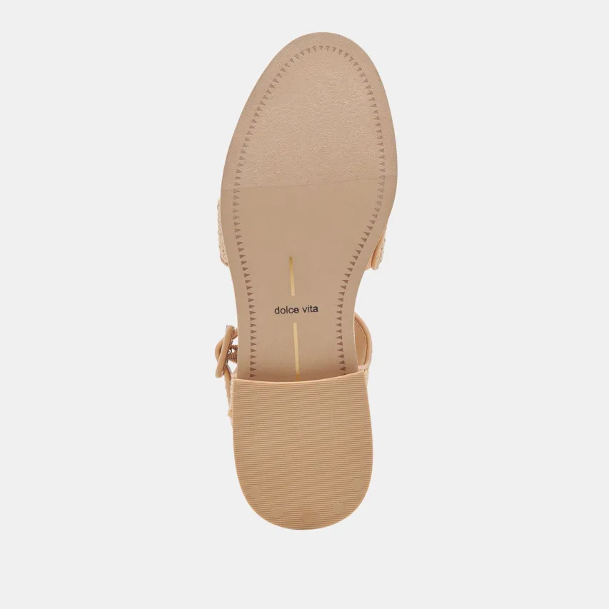 HOLIS SANDALS LT NATURAL RAFFIA^Dolce Vita Discount