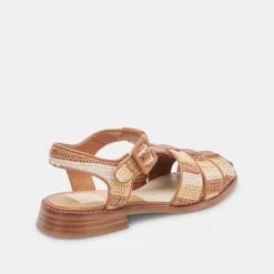 HOLIS SANDALS TAN MULTI RAFFIA^Dolce Vita Discount