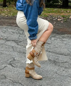 HOSS BOOTS BROWN MULTI RAFFIA^Dolce Vita Discount