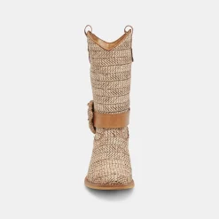 HOSS BOOTS BROWN MULTI RAFFIA^Dolce Vita Discount