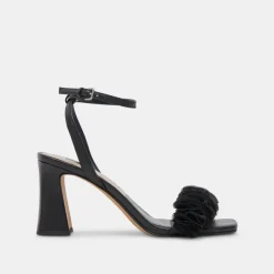 IESHA HEELS BLACK LEATHER^Dolce Vita Clearance