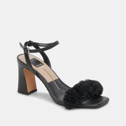 IESHA HEELS BLACK LEATHER^Dolce Vita Clearance
