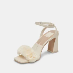 IESHA HEELS IVORY LEATHER^Dolce Vita Online