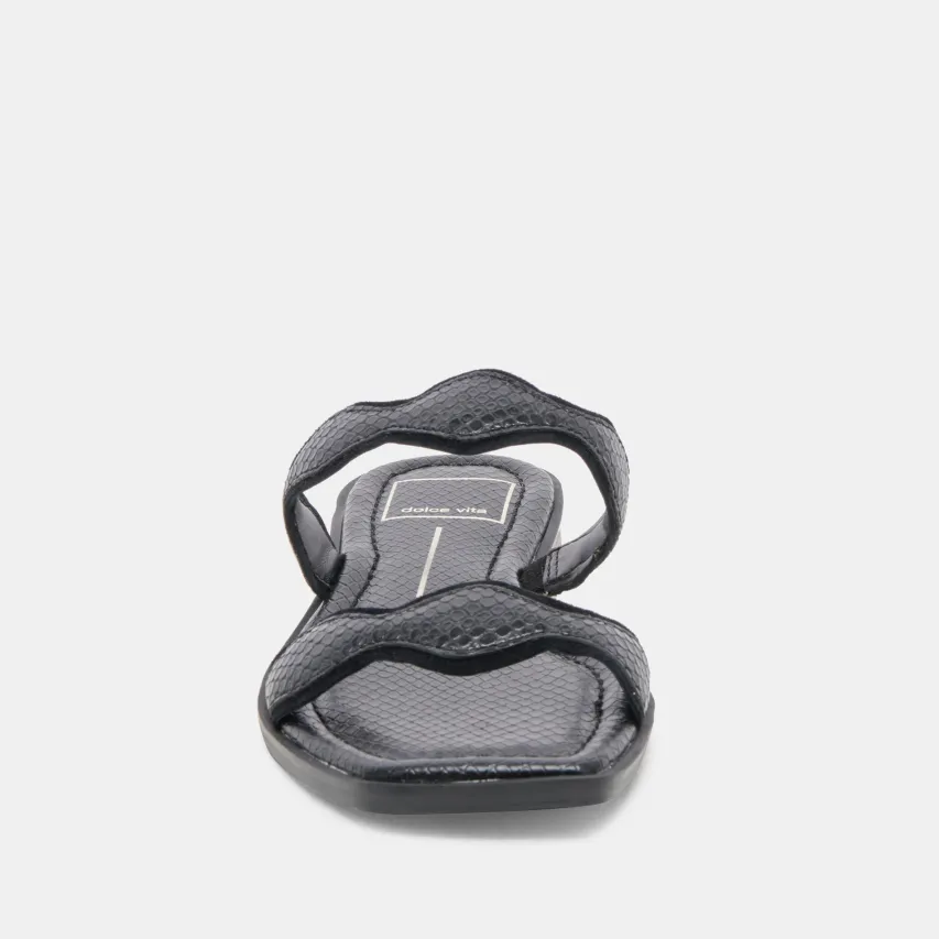 ILVA SANDALS ONYX EMBOSSED LEATHER^Dolce Vita Discount