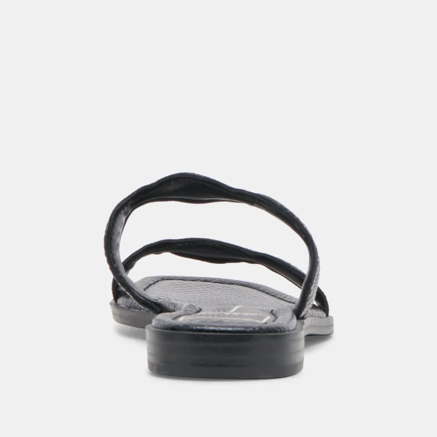 ILVA SANDALS ONYX EMBOSSED LEATHER^Dolce Vita Discount