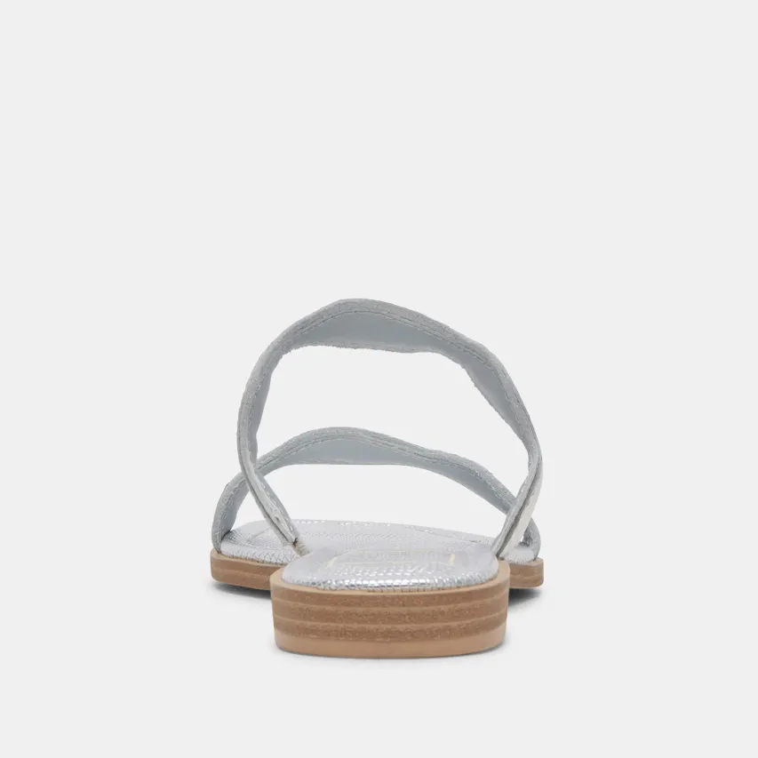 ILVA SANDALS SILVER DISTRESSED LEATHER^Dolce Vita Hot