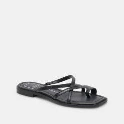 INDIGO SANDALS BLACK LEATHER^Dolce Vita Online