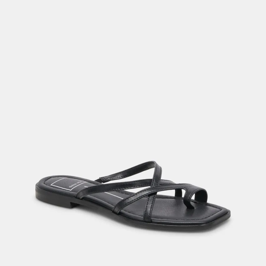 INDIGO SANDALS BLACK LEATHER^Dolce Vita Online