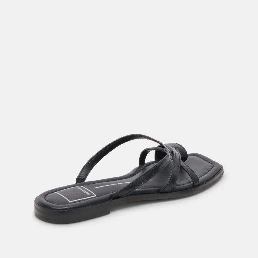INDIGO SANDALS BLACK LEATHER^Dolce Vita Online