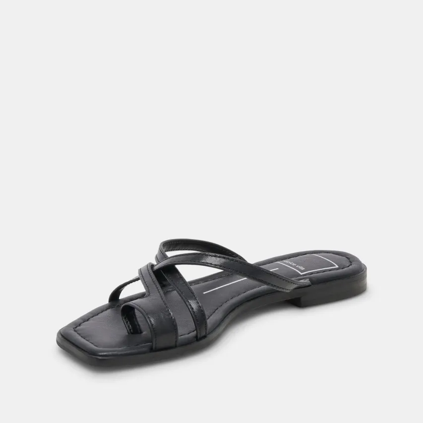 INDIGO SANDALS BLACK LEATHER^Dolce Vita Online