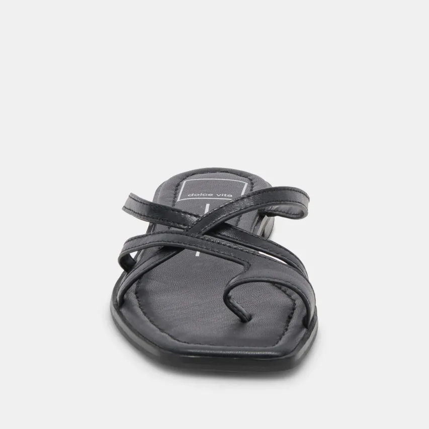 INDIGO SANDALS BLACK LEATHER^Dolce Vita Online