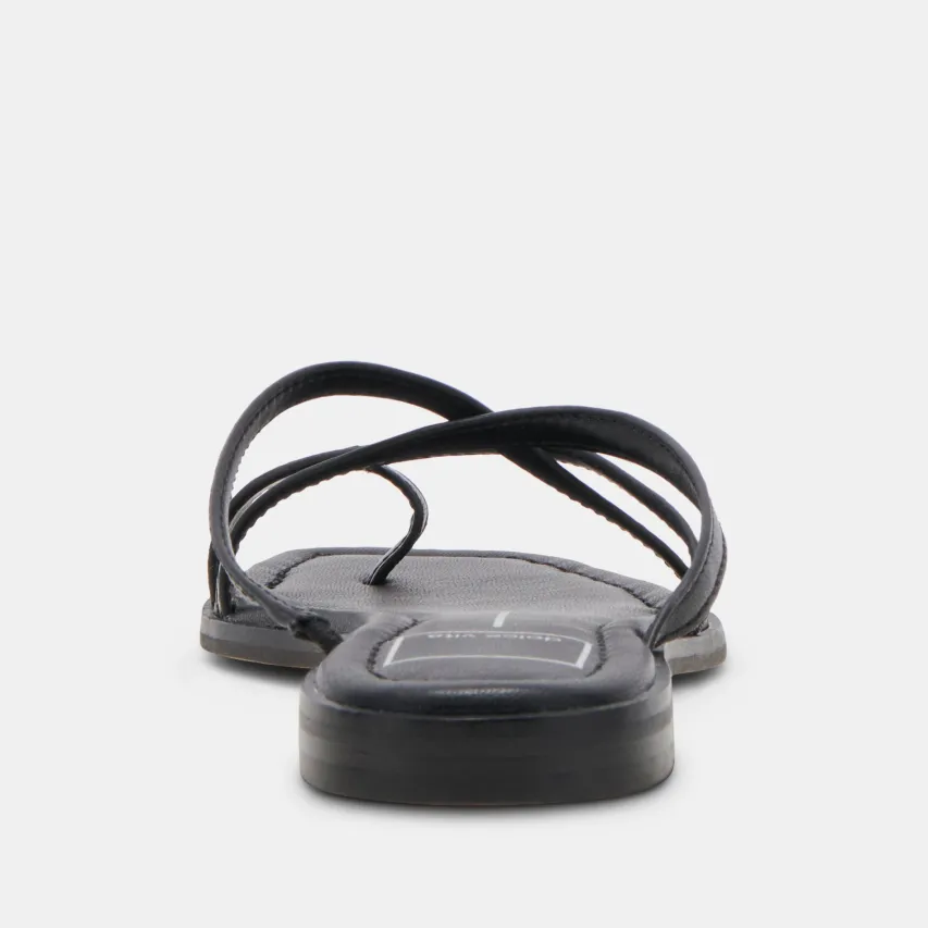 INDIGO SANDALS BLACK LEATHER^Dolce Vita Online