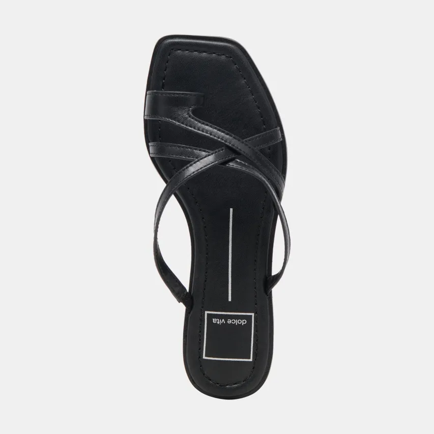 INDIGO SANDALS BLACK LEATHER^Dolce Vita Online