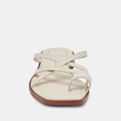 INDIGO SANDALS IVORY LEATHER^Dolce Vita Online